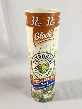 Vintage Glade Carpet Room Deodorizer Vanilla Breezes Powder READ DESCRIPTION